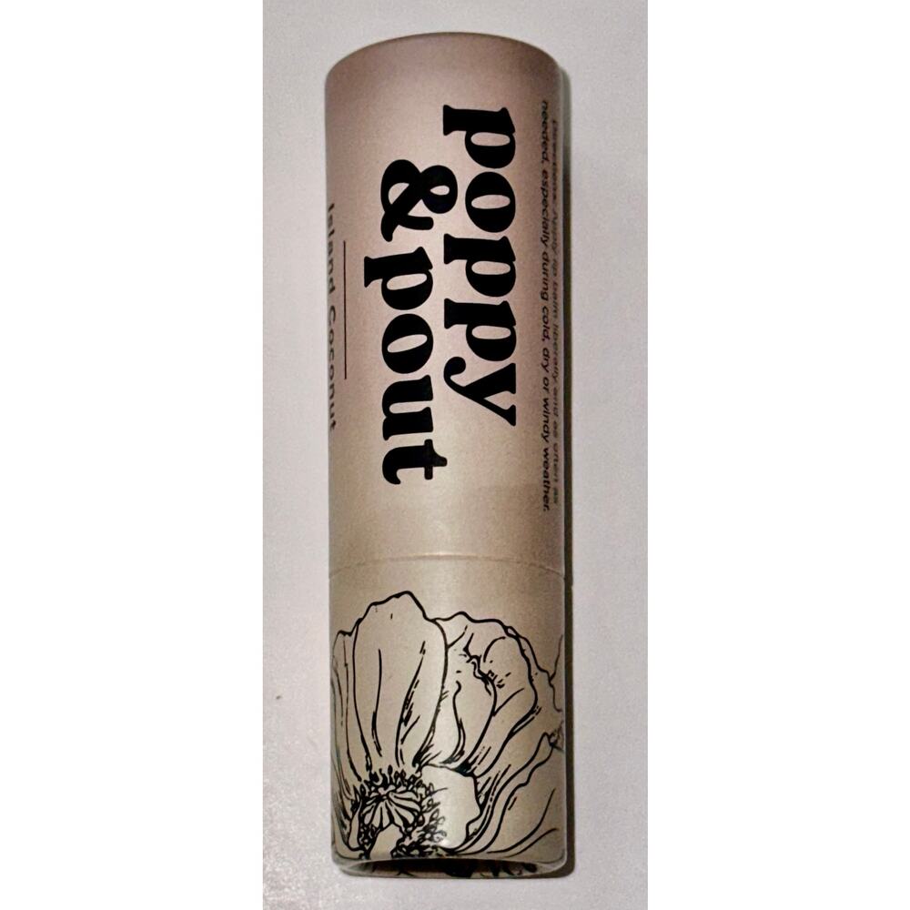 Poppy & Pout Hydrating Lip Balm ~ Island Coconut